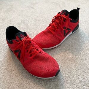 Men’s Red Athletic Sneakers | Running Walking Training Gym Shoes
